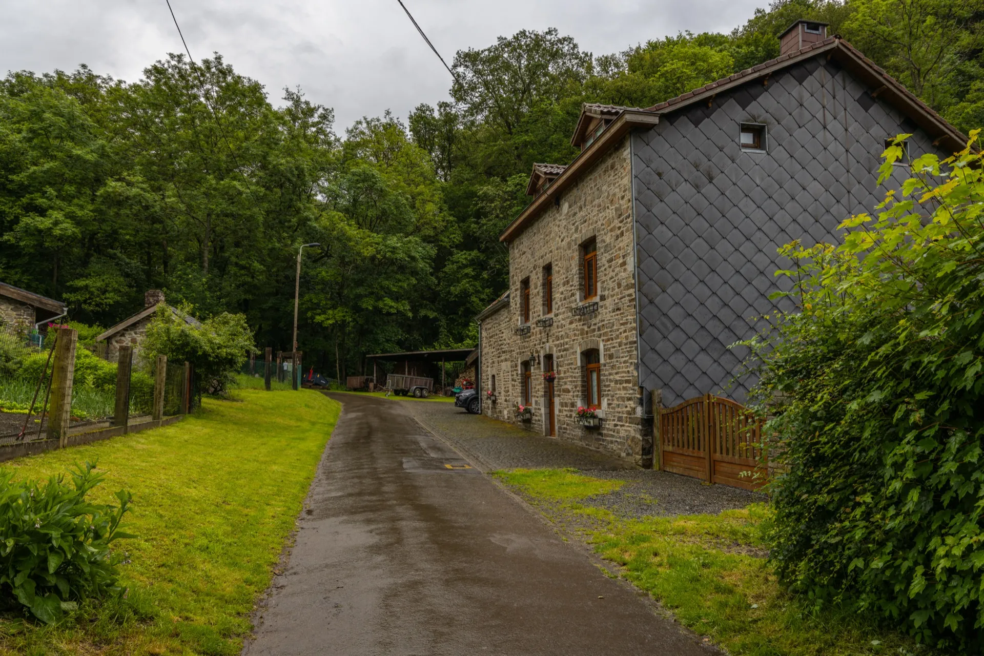Start of Ninglinspo trail - Ardennes Belgium