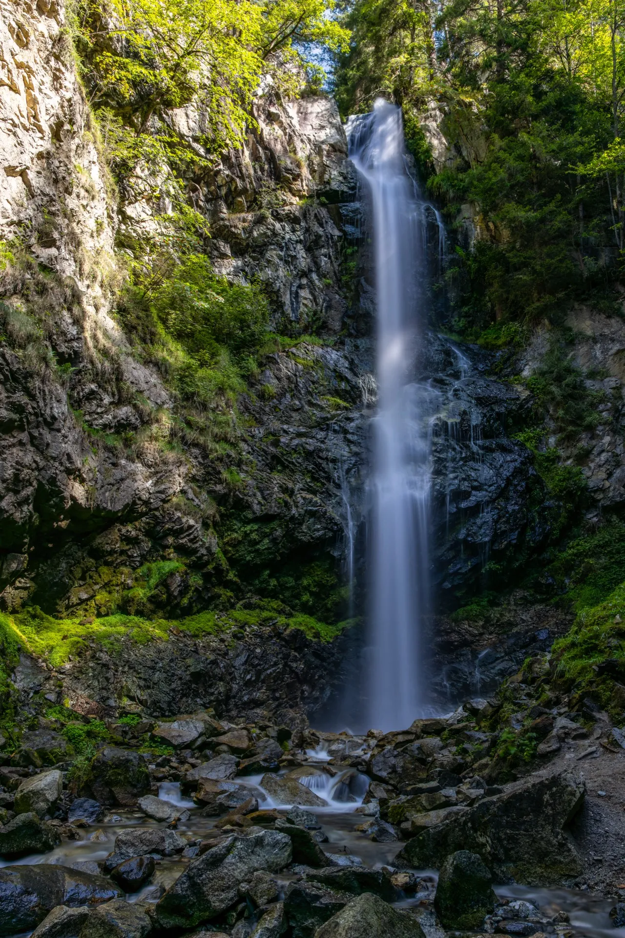 Cascate Dörfl at Elfenweg - Dolomites Italy