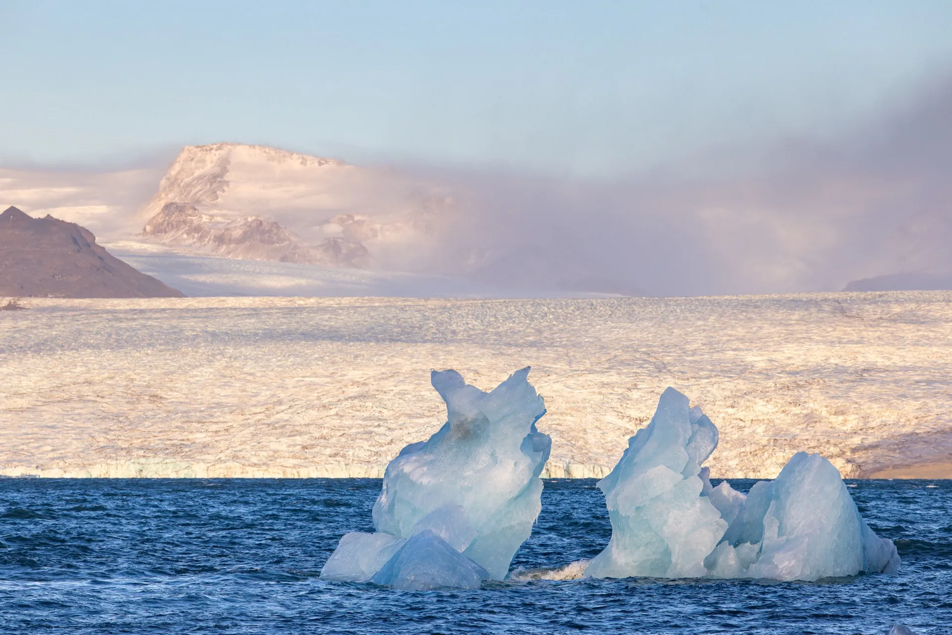 Ice blocks at Jökulsárlón - Iceland