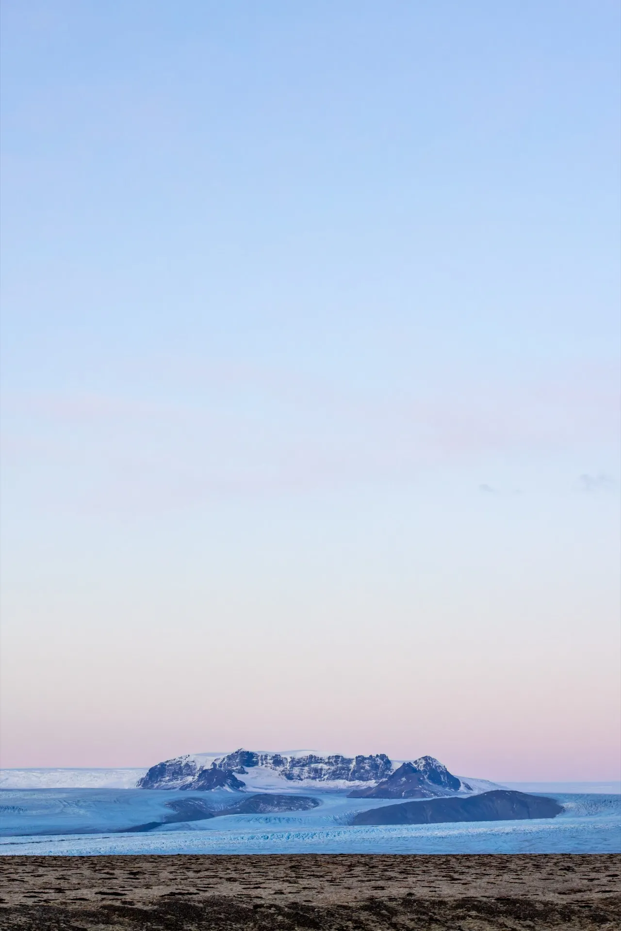 Vatnajökull Glacier in the distance - Iceland
