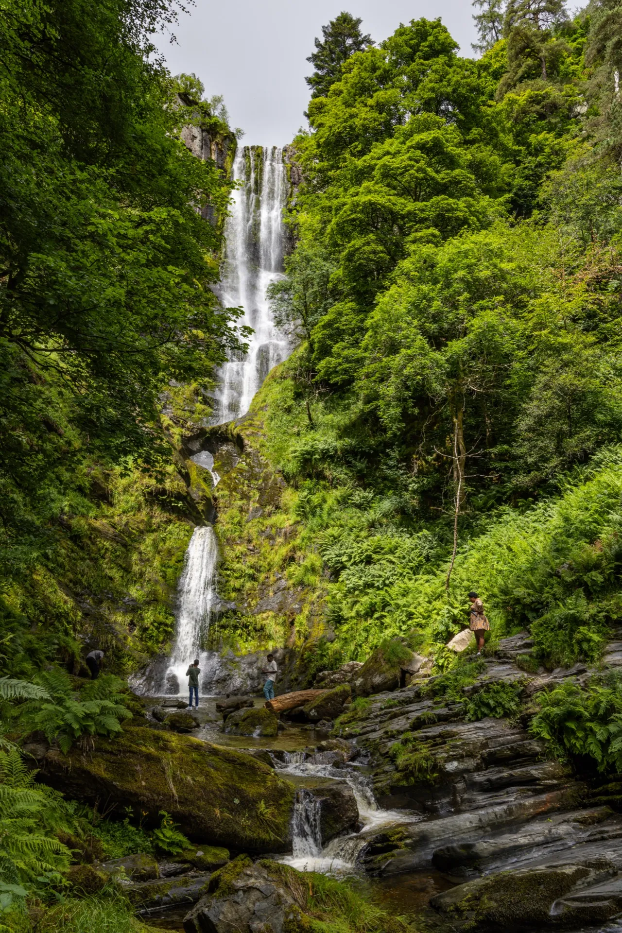 Pistyll Rhaeadr Waterfall - Snowdonia Wales
